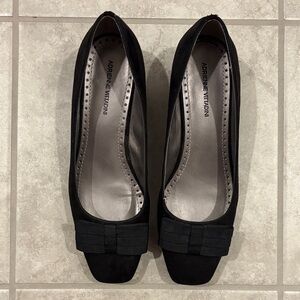 Adrienne Vittadini Black Wedges